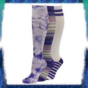 Purple Reebok Knee Highs